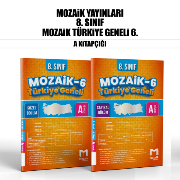 MOZAİK 08.SINIF TÜRKİYE GENELİ SAY/SÖZ 6-A -25-26